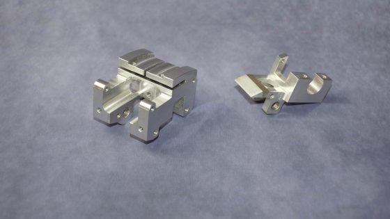 Kleinteilige Aluminiumkomponenten